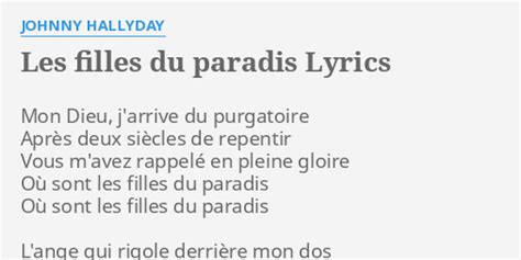 Les Filles Du Paradis Lyrics in English